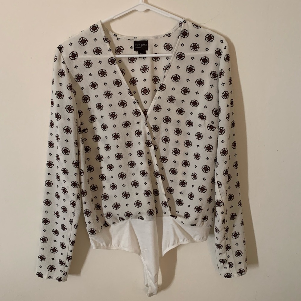 Wrap front bodysuit